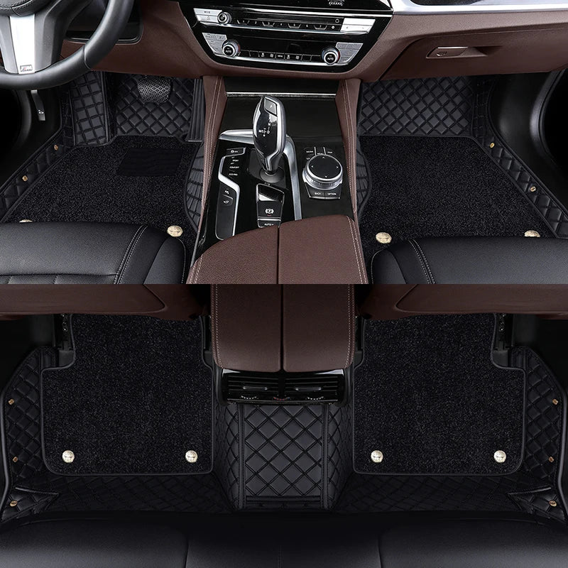 Car floor mats for Toyota Tundra 2007 2008 2009 2010 2011 2012 2013 Custom auto foot Pads automobile carpet cover