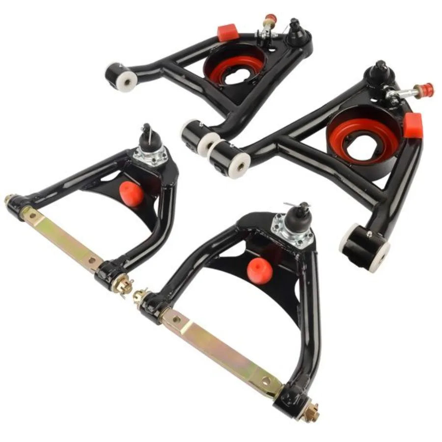 4x Front Upper Lower Control Arms A Body for Buick Gran Sport Skylark Special Chevy Chevelle El Camino Malibu Monte Carlo Oldsm