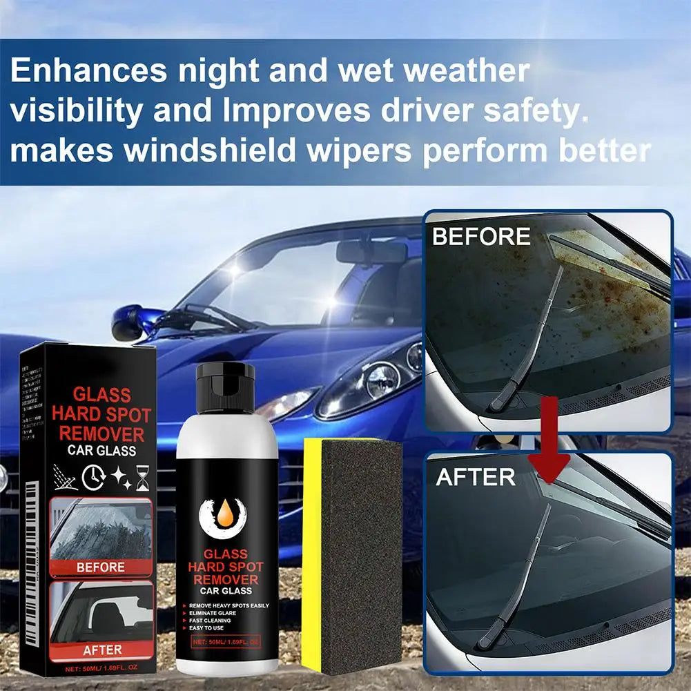 50ml Car Glass Deep Cleaning Polishing Paste Ceramic Coating For Auto Detailing Hard Water Spot Remover Vehicle Glass Clean F3H2