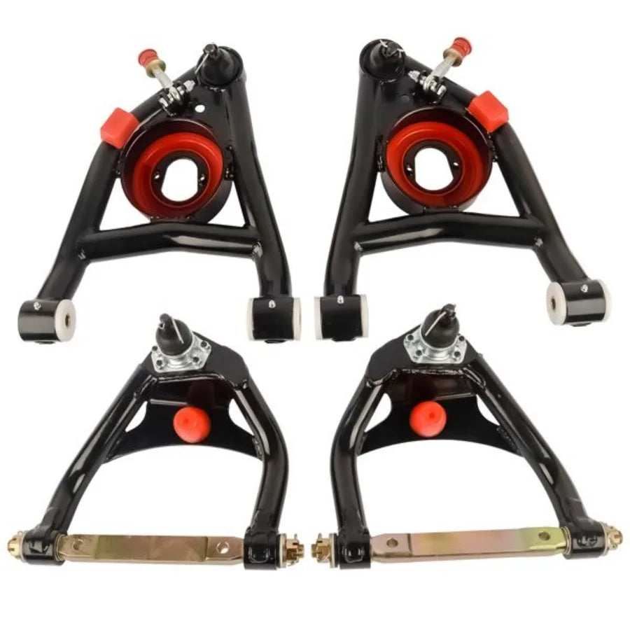 4x Front Upper Lower Control Arms A Body for Buick Gran Sport Skylark Special Chevy Chevelle El Camino Malibu Monte Carlo Oldsm