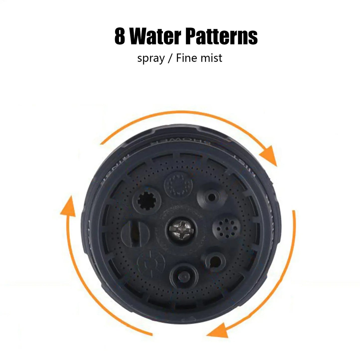 Hose Sprayer Nozzle Nozzle For Hose Outdoor 8 Adjustable Spray Patterns High Pressure Irrigation Attachment Head For Car Wash