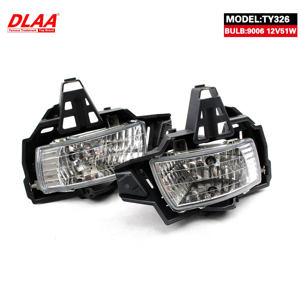 1 Set Front Bumper Fog Lamp Set Daytime Running Fog Light Assembly For Toyota Kijang Innova 2009 2010 2011
